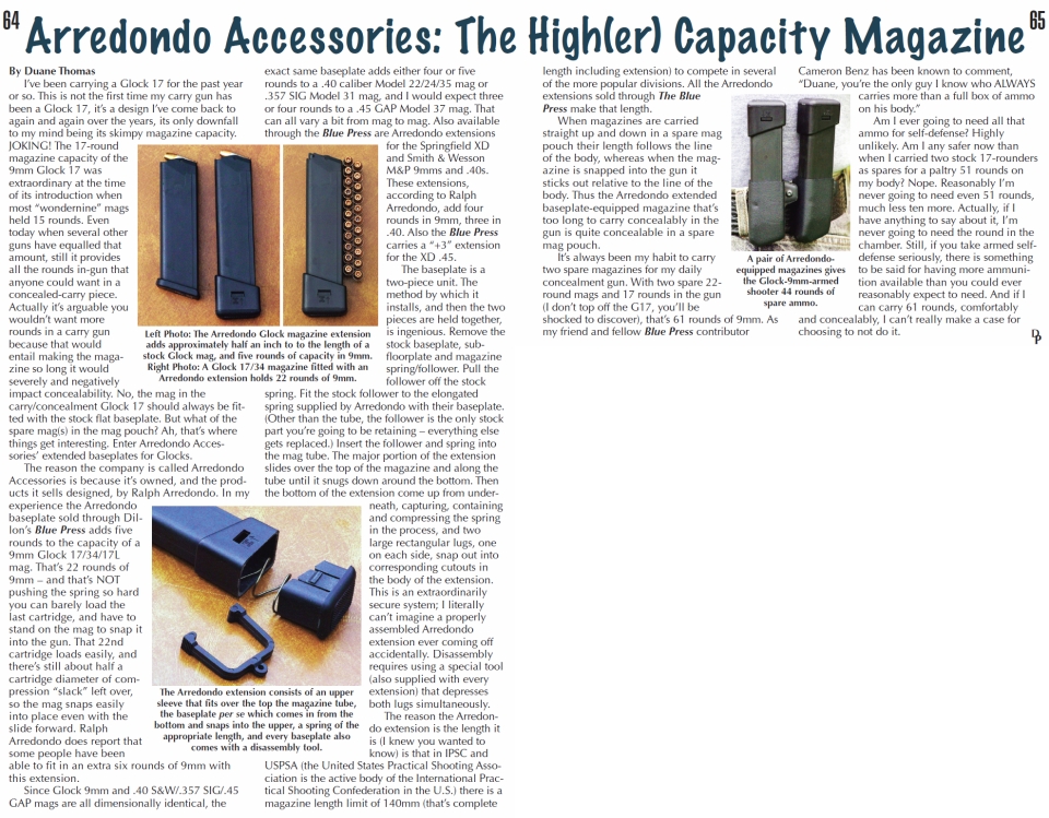 Arredondo Accessories The Higher Capacity Magazine