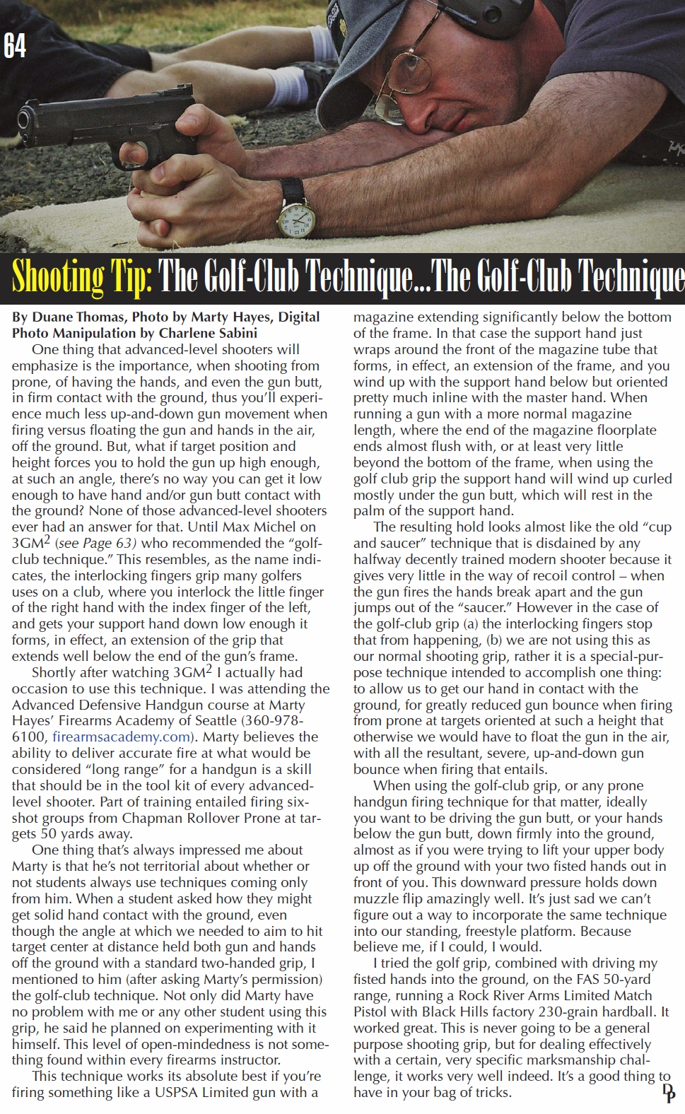 The Golf Club Technique