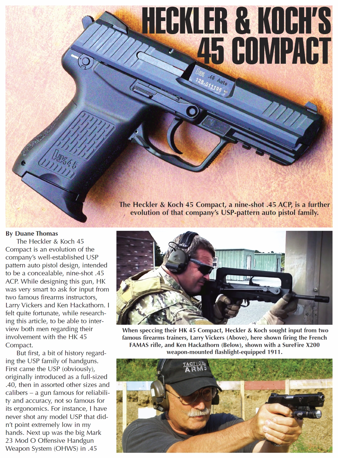 Heckler and Koch's 45 Compact page 1