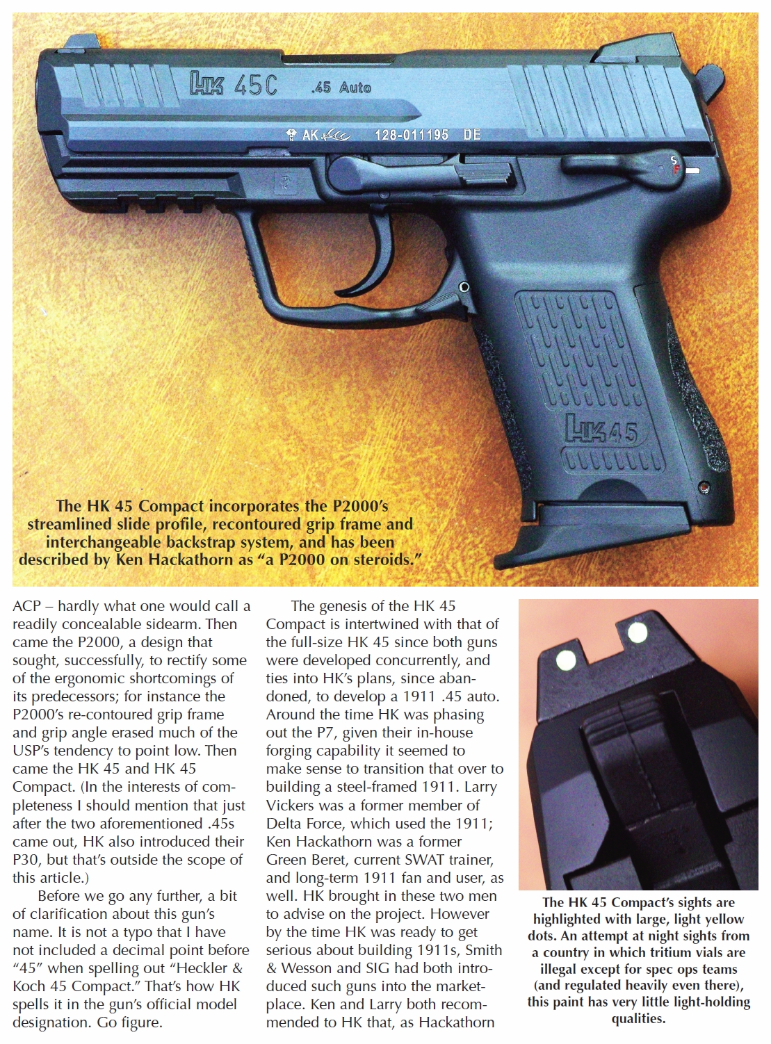 Heckler and Koch's 45 Compact page 2