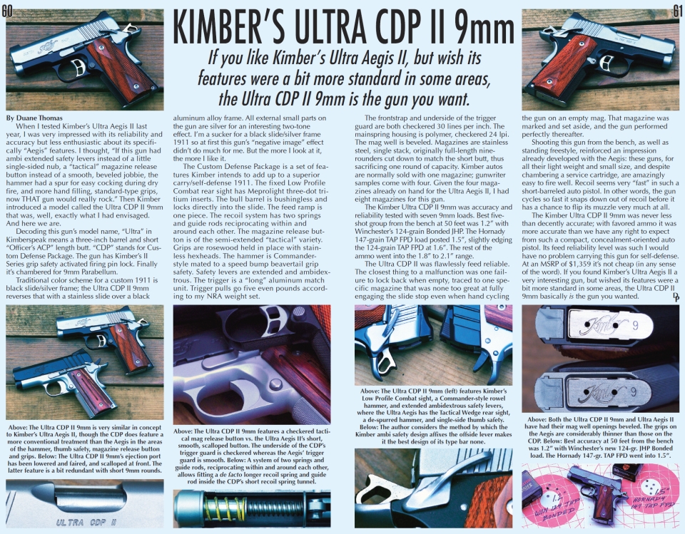 Kimber Ultra CDP II 9mm