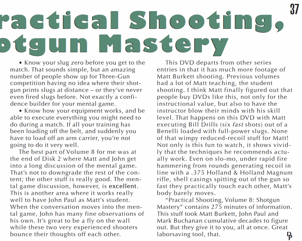 Shotgun Mastery Review 2