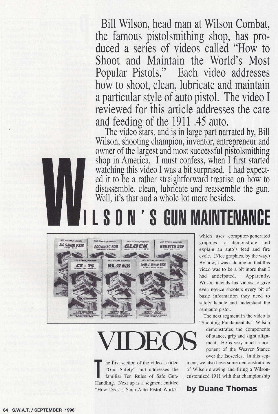 Wilson's Gun Maintenance Videos 1
